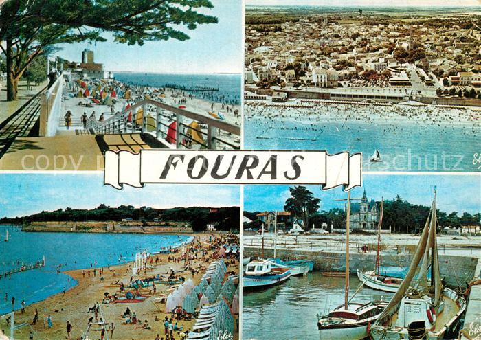 Fouras Charente-Maritime La Plage et le Semaphore Vue generale aerienne La Pisci