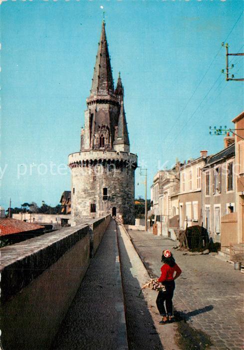 La Rochelle Charente-Maritime la tour de la Lanterne ou tour des Quatre Sergents