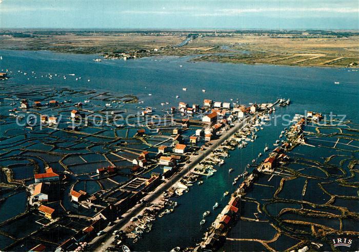 La Tremblade Vue du ciel la Greve et les Claires