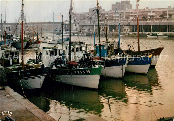Royan 17 Le port au coucher du soleil