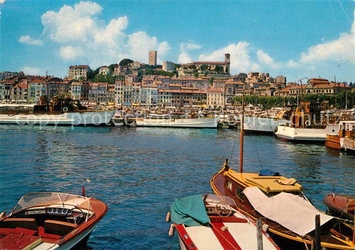 Cannes Alpes-Maritimes Le Port et le Suquet