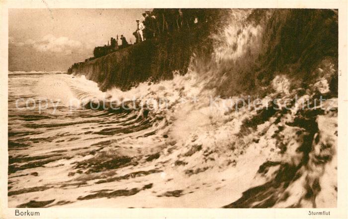 Borkum Sturmflut