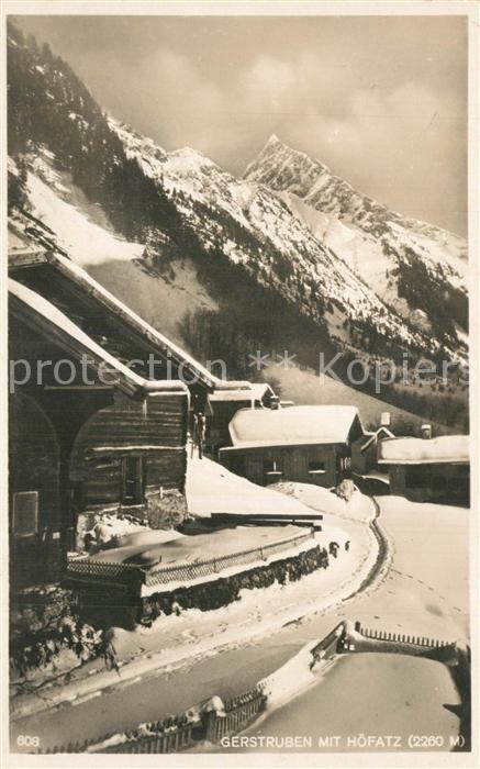 Gerstruben Hueoefatz Panorama Winteraufnahme