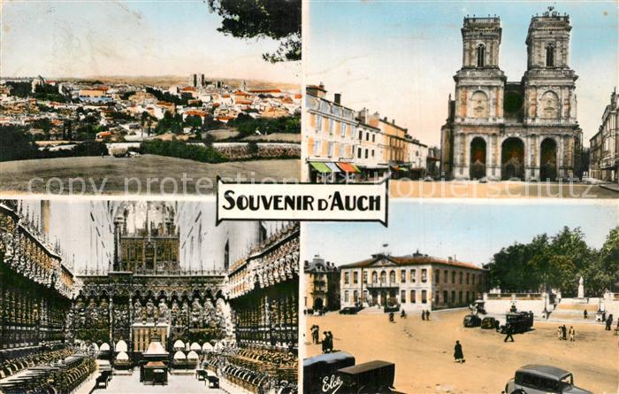 Auch Gers Kathedrale Place Marie