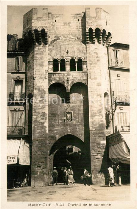 Manosque Portail de la sonnerie