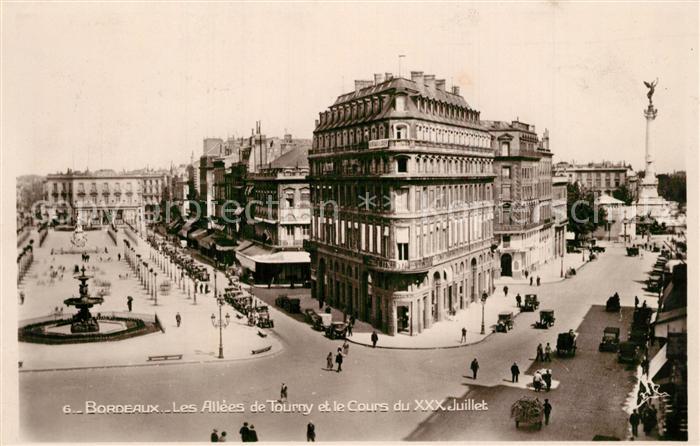 Bordeaux Les Allees de Tourny Cours du XXX Juillet
