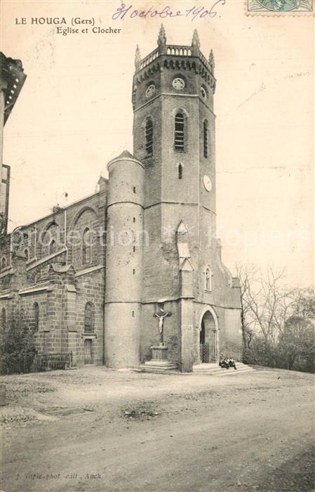 Le Houga Eglise Clocher