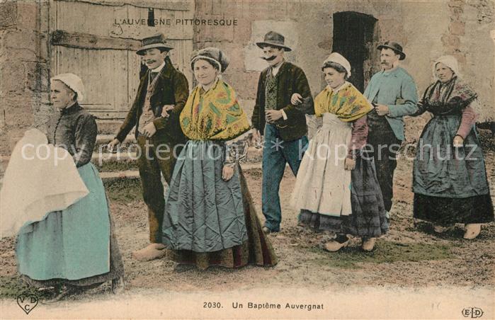 Auvergne Region Un Bapteme Auvergnat