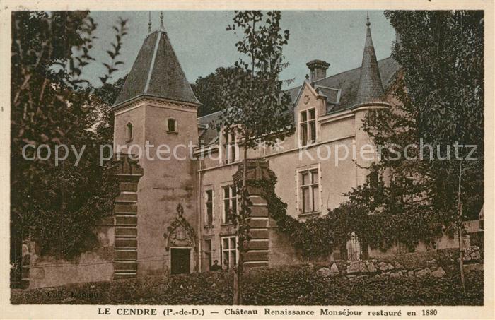 Cendre Le Chateau Renaissance Monsejour restaure