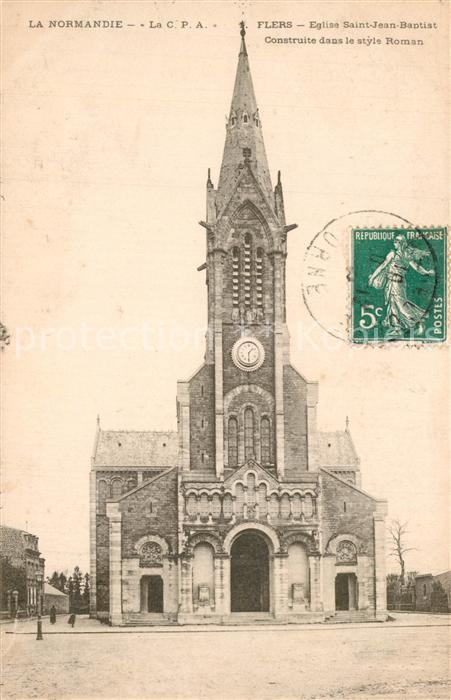 Flers Orne Eglise Saint Jean Baptist