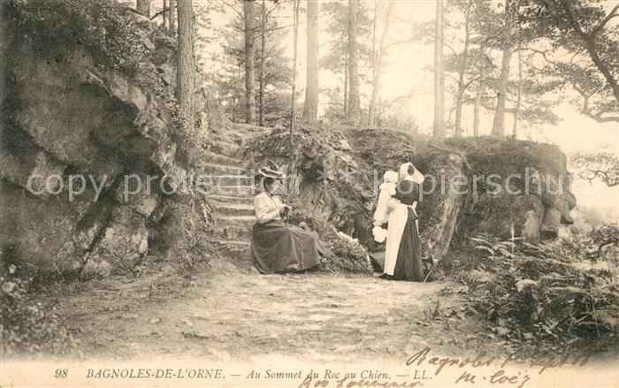 Bagnoles-de-l Orne Sommet du Roc au Chien