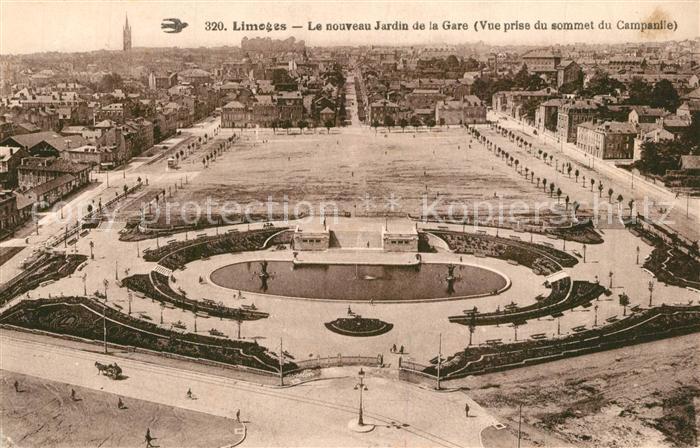 Limoges Haute Vienne Le nouveau Jardin de la Gare