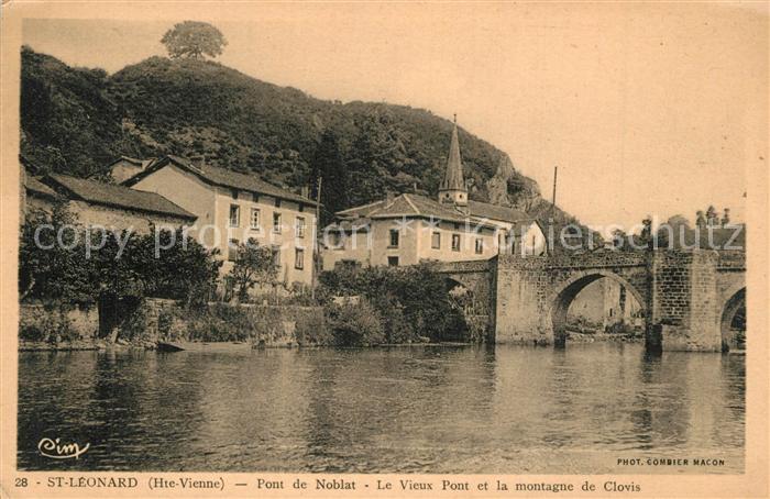 Saint-Leonard-de-Noblat Pont de Noblat Vieux Pont montagne de C