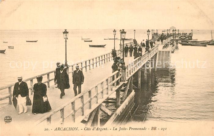 Arcachon Gironde Jetee Promenade
