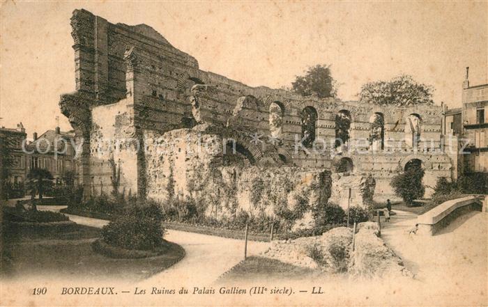 Bordeaux Ruines du Palais Gallien