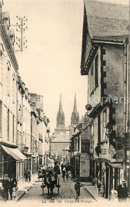 Quimper Rue du Chapeau Rouge