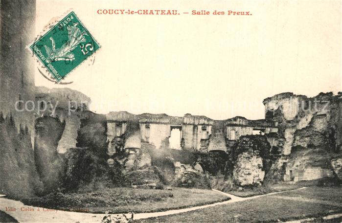 Coucy-le-Chateau-Auffrique Salle des Preux