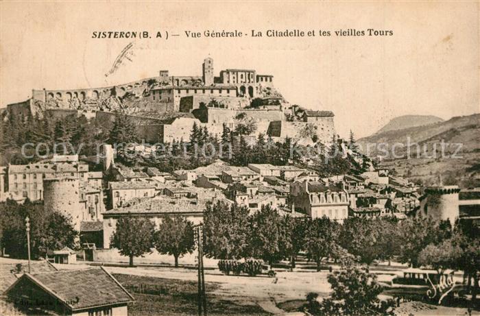 Sisteron Citadelle vieilles Tours