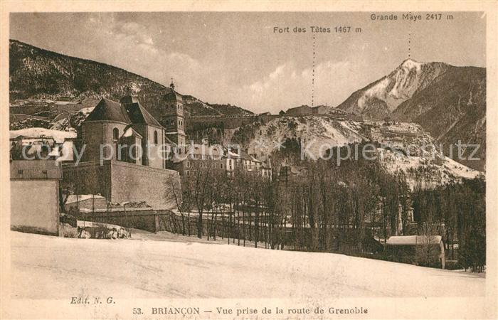 Briancon Fort des Tetes Route de Grenoble