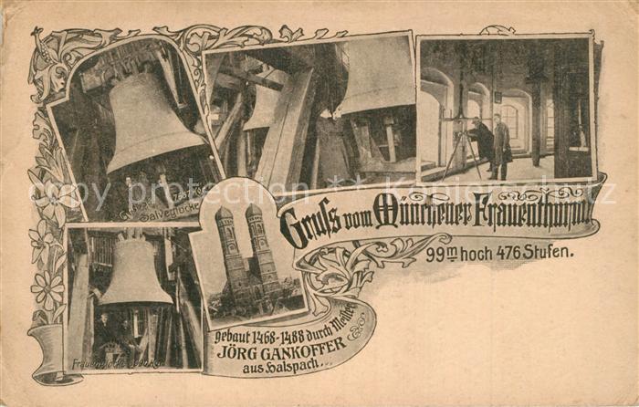 Muenchen Gruss vom Frauenturm