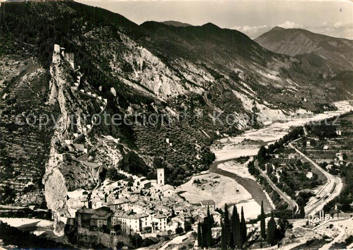 Entrevaux Panorama Winter