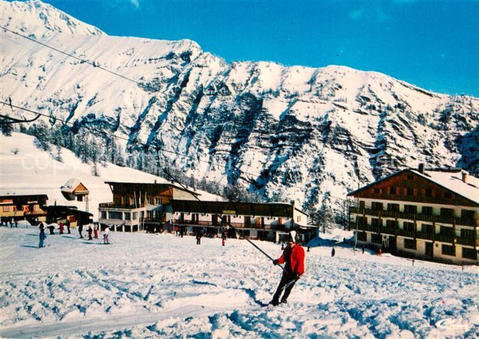 La Condamine-Chatelard Sainte Anne Panorama Winter