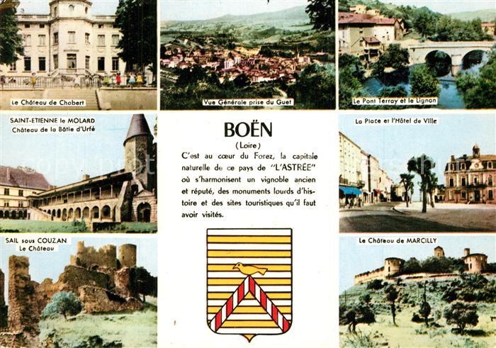 Boen Loire Chateau de Chabert de Marcilly  Pont Terray Lignon