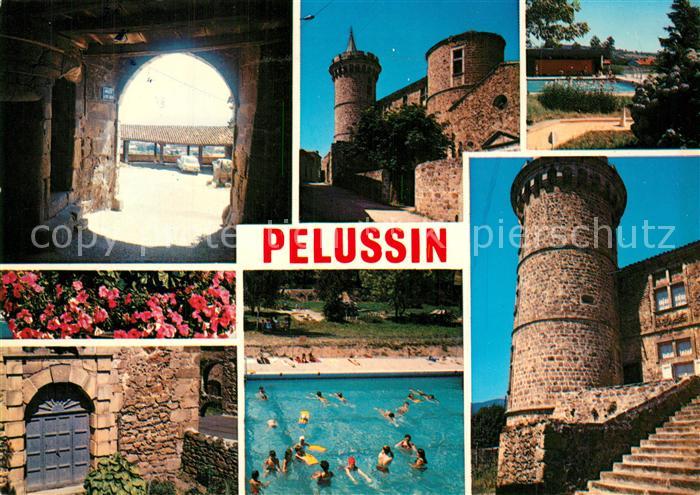 Pelussin Halle Chateau Piscine Porte de la Chapelle