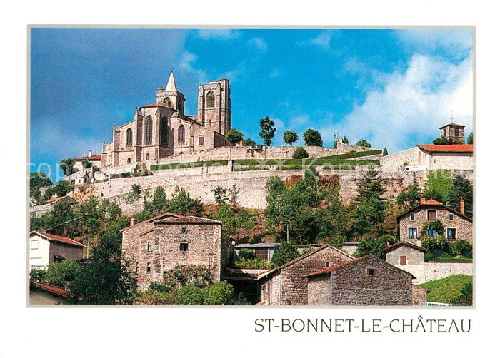Saint-Bonnet-le-Chateau Stadtpanorama