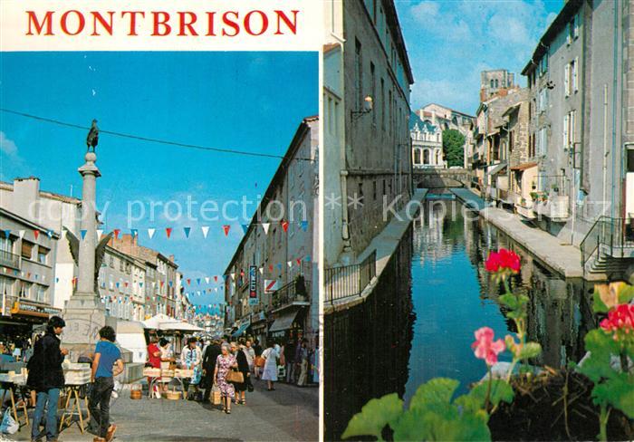 Montbrison Loire Rue Tupinerie jour de marche le Vizezy