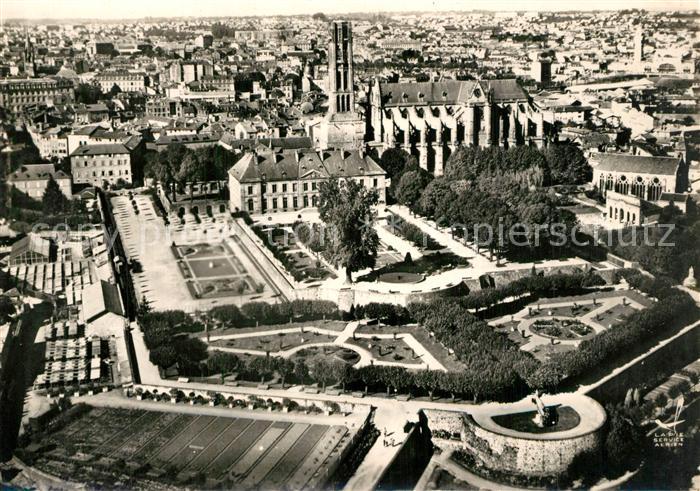 Limoges Haute Vienne Jardins de l'Eveche Fliegeraufnahme