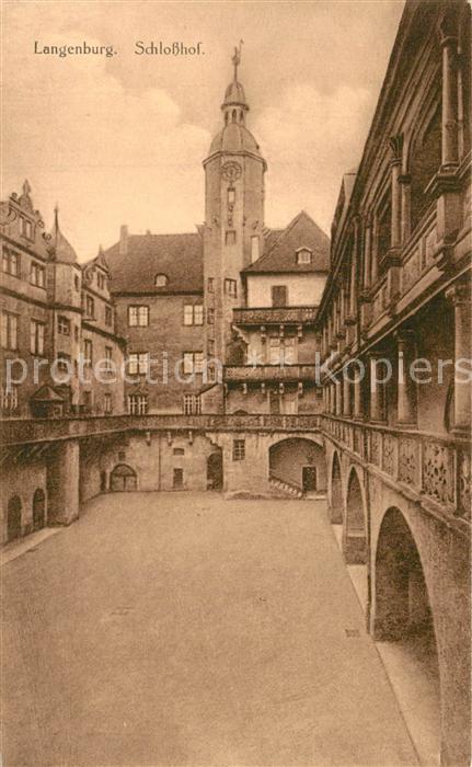 Langenburg W?rttemberg Schlosshof