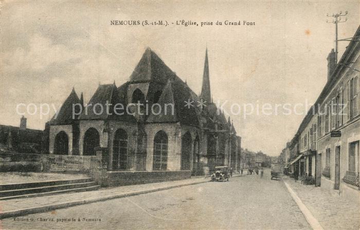 Nemours Seine-et-Marne Eglise