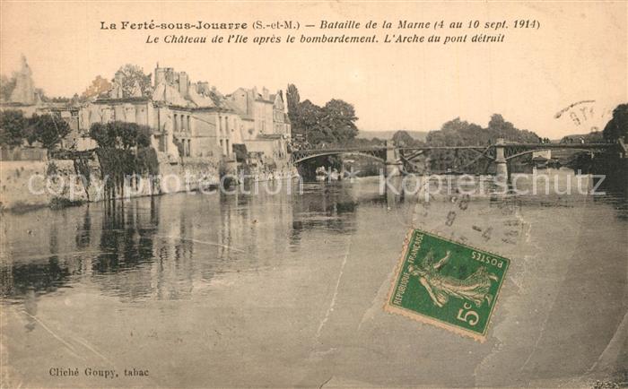 La Ferte-sous-Jouarre Chateau de l'Ile Arche du Pont
