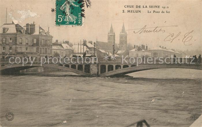 Melun Seine et Marne Pont de Fer