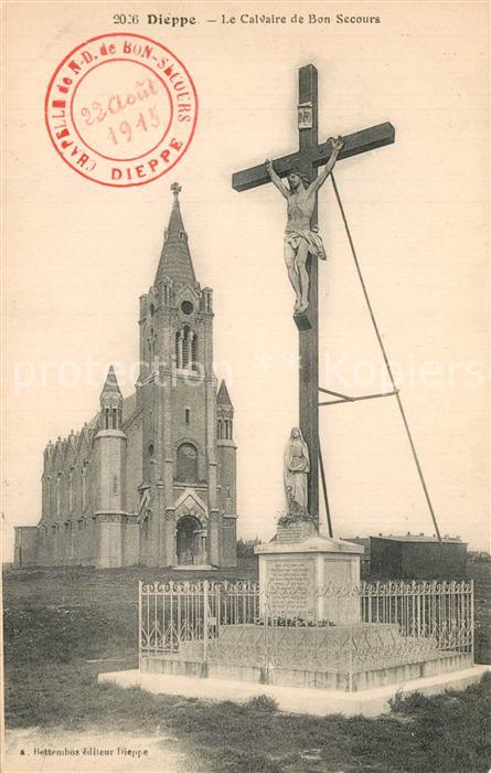 Dieppe 76 Calvaire de Bon-Secours