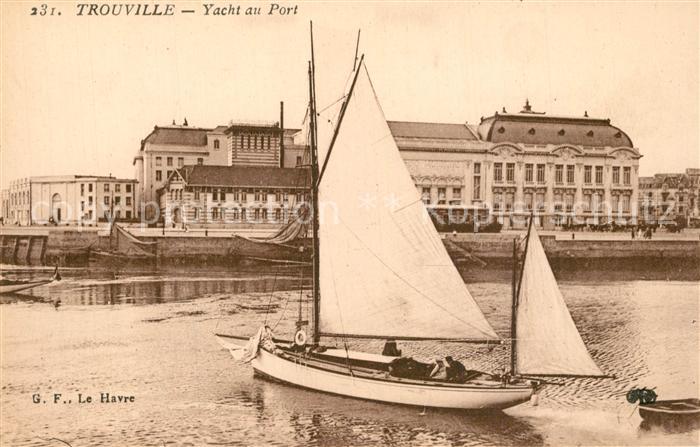 Trouville Havre Yacht au Port
