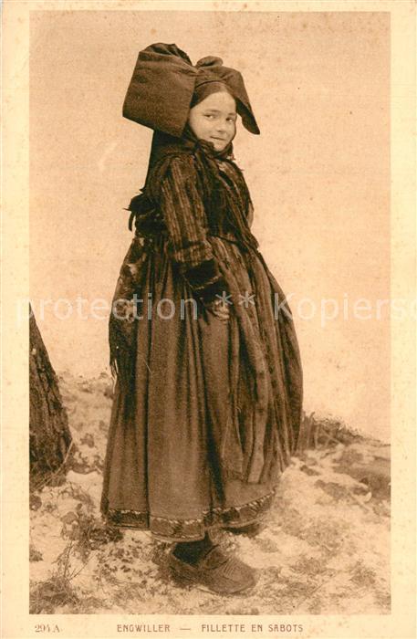 Engwiller Fillette en Sabots