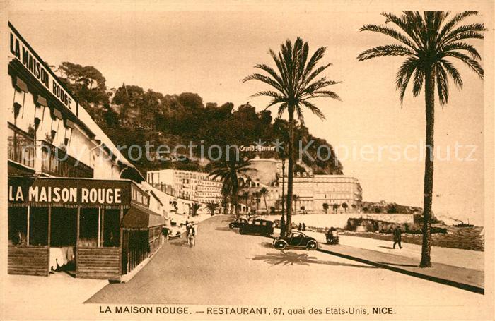 Nice Alpes Maritimes Restaurant La Maison Rouge