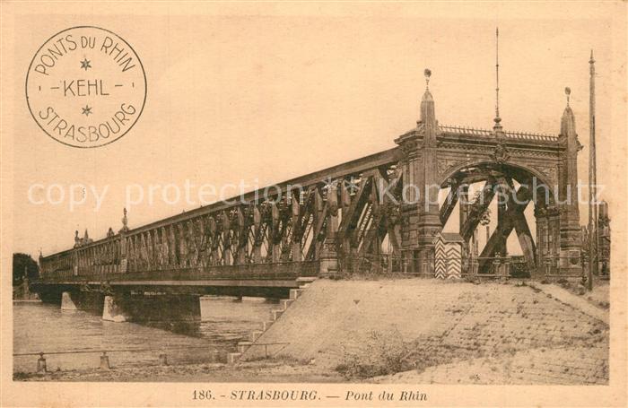 Strasbourg Alsace Pont du Rhin