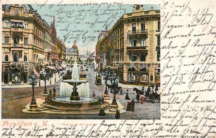 Frankfurt Main Kaiserstrasse