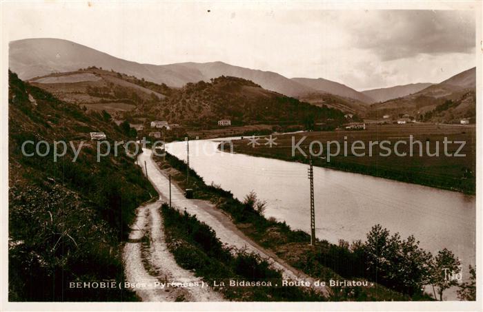 Behobie Bidassoa Route de Biriatou