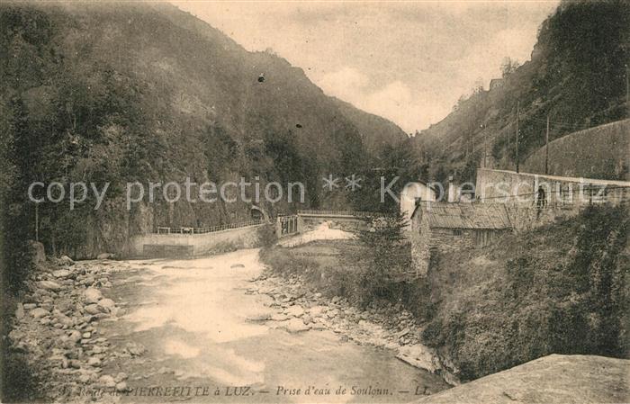 Luz-Saint-Sauveur Hautes Pyrenees Route de Pierrefitte d_Eau de Souloun