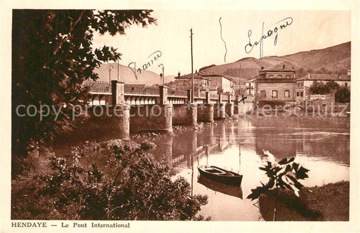 Hendaye Pyrenees Atlantiques Pont International