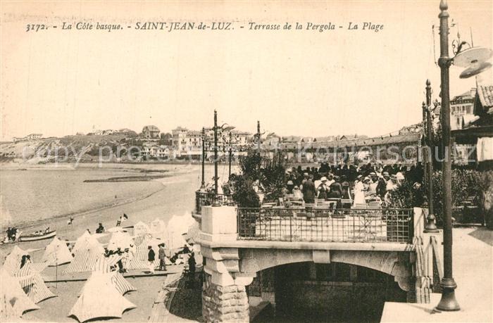 Saint-Jean-de-Luz Terrasse de la Pergola Plage