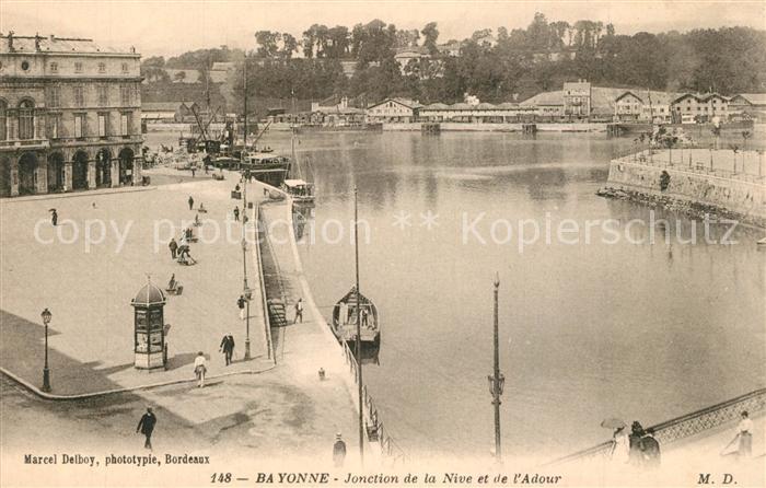 Bayonne 64 Jonction de la Nive et de l'Adour