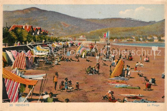 Hendaye Pyrenees Atlantiques Plage