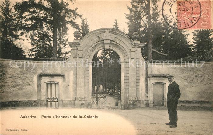 Auberive 51 Porte d Honneur de la Colonie