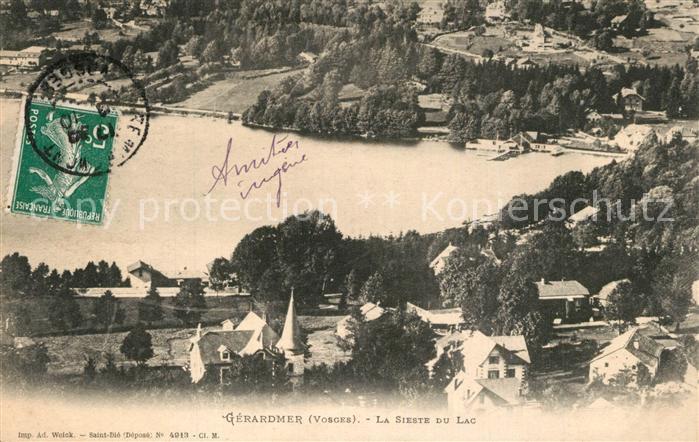 Gerardmer Vosges Sieste du Lac