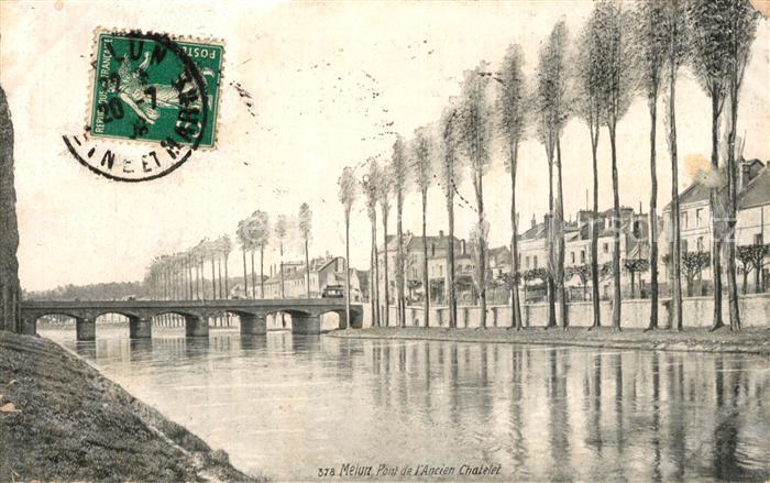Melun Seine et Marne Pont de l'Ancien Chatelet
